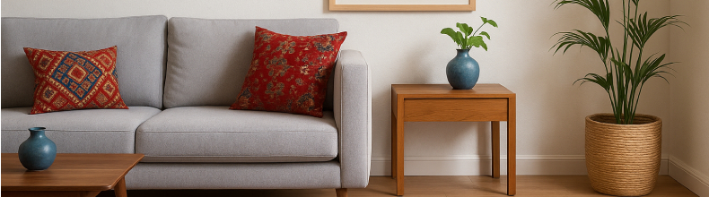 دکوراسیون ایرانی مدرن: چگونه فرش، سبدهای دست‌بافت و صنایع دستی را در خانه امروز جای دهیم